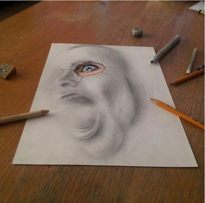 400x396 Sketchbook Assignments - Drawing Paper Design