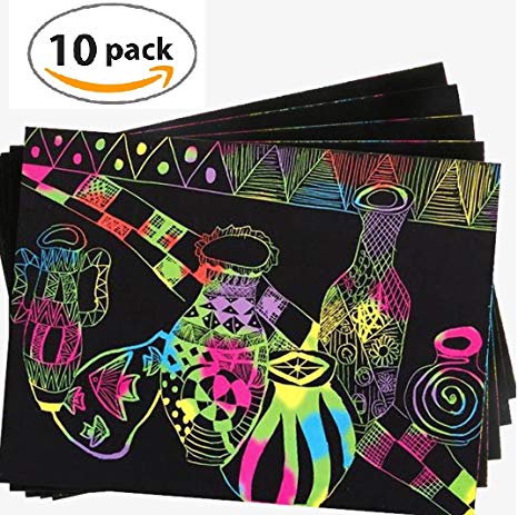 466x463 Okayji Rainbow Kids Painting Set Drawing Paper Kids Colorful Magic - Drawing Paper For Kids