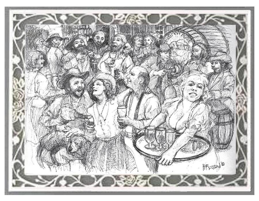 900x699 Wine Party Drawing - Drawing Party