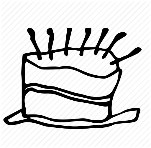 512x503 Birthday Cake, Cake, Happy Birthday, Kids Doodle, Kids Drawing - Drawing Party