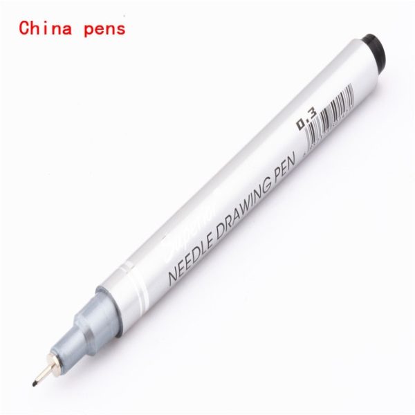 600x600 ink black micron neelde drawing pen waterproof pigment fine line - Drawing Pen