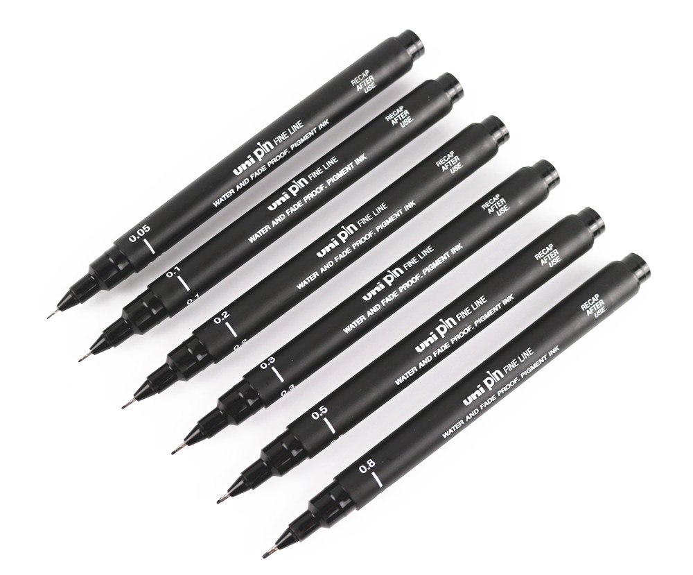 1000x829 uni pin technical drawing pen - Drawing Pen