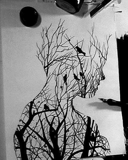 420x522 Artistic Inspiration - Drawing Pen Art