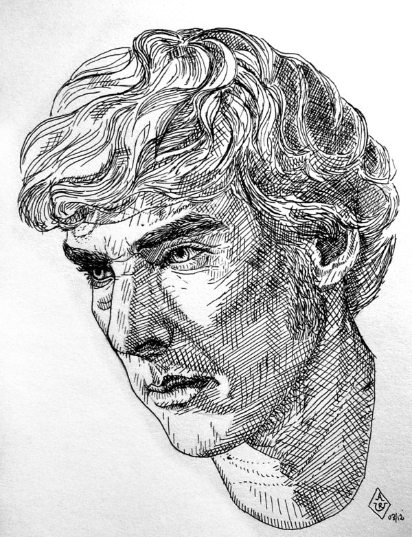 600x781 First Attempt Of A Pen And Ink Drawing - Drawing Pen Drawing