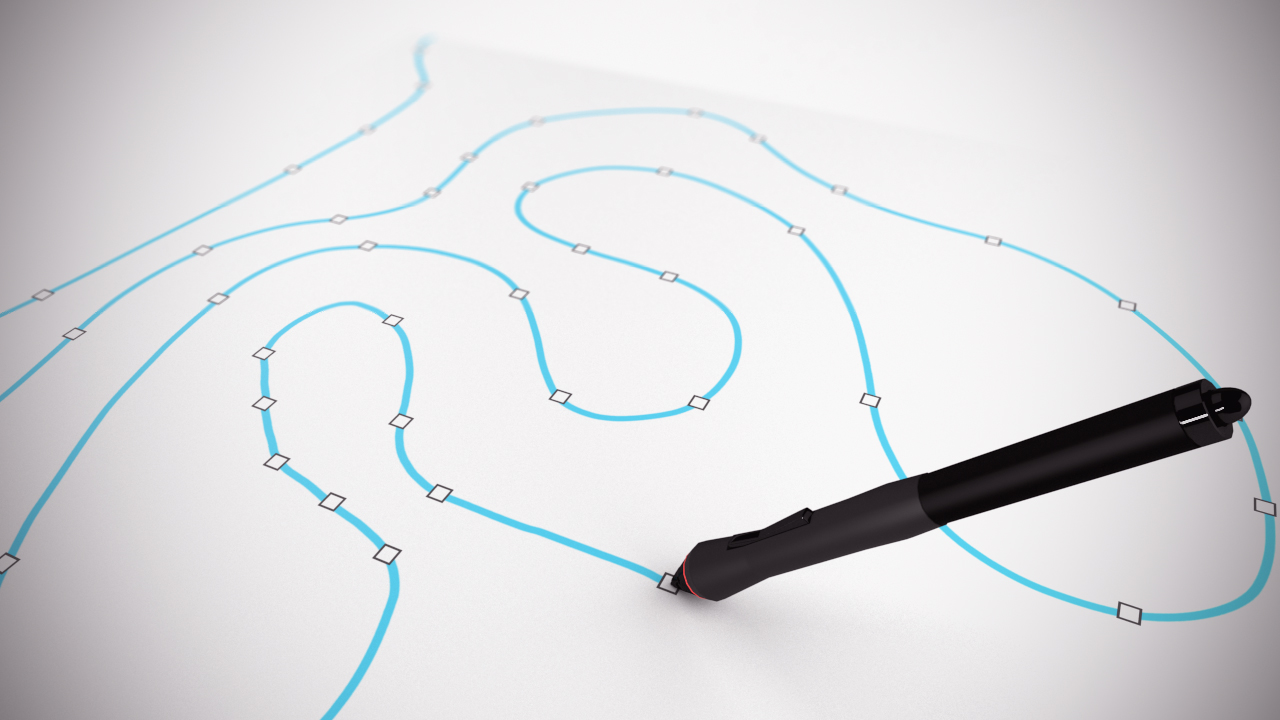 1280x720 Illustrator Cc Pen Tool Pluralsight - Drawing Pen Tool