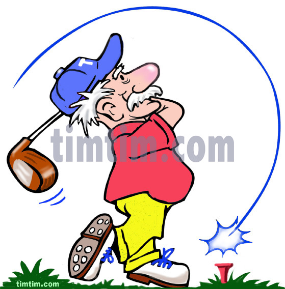 559x568 free drawing of a golf pension from the category sports - Drawing Pension