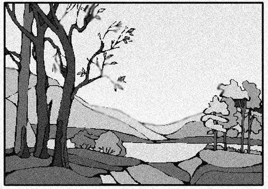 540x382 How To Draw Landscapes - Drawing Pic