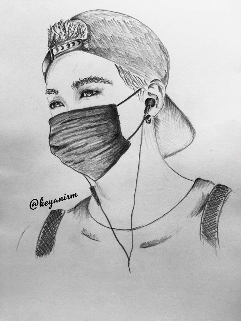 768x1024 Suga Pencil Drawing - Drawing Pic