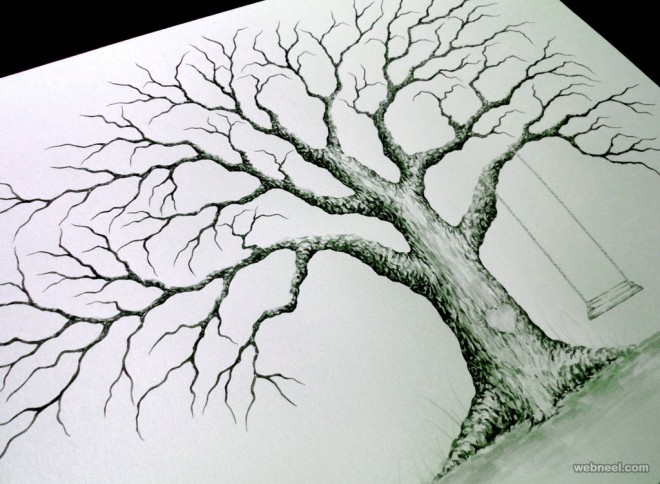 660x484 Tree Drawing - Drawing Pictures