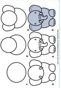 208x300 Ideas For Kidshow To Draw Circle Animals, Step - Drawing Pictures For Kids