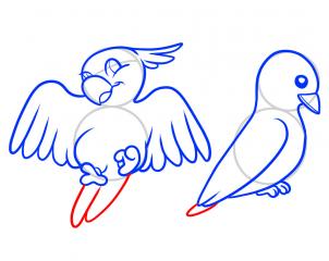 302x240 How To Draw How To Draw Birds For Kids - Drawing Pictures Of Birds