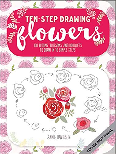 379x499 ten step drawing flowers learn to draw flowers - Drawing Pictures Of Flowers Step By Step