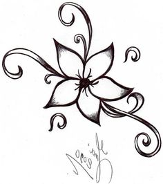 236x266 Easy Sketches Of Flowers - Drawing Pictures Of Flowers That Are Easy