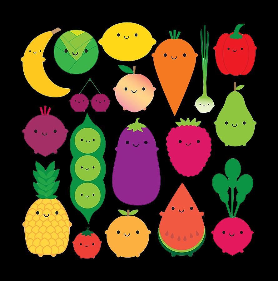 890x900 Fruit Vegetables Drawing - Drawing Pictures Of Fruits And Vegetables