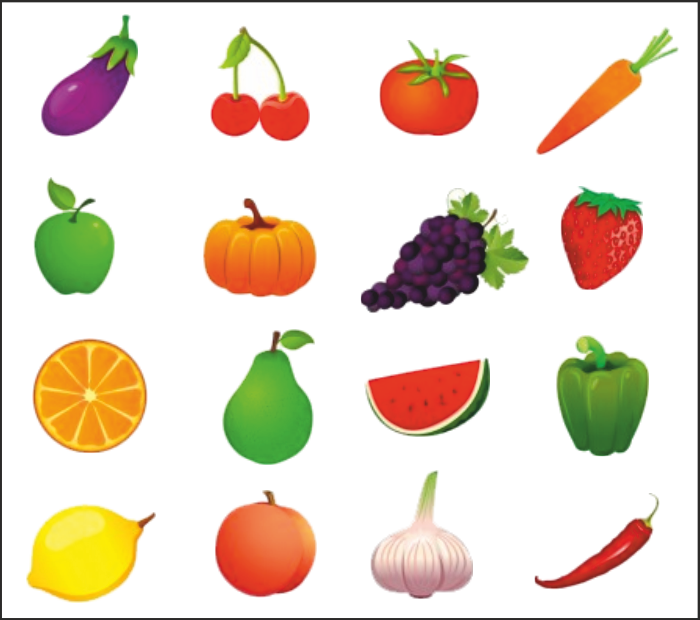 Drawing Pictures Of Fruits And Vegetables at PaintingValley.com | Explore collection of Drawing ...