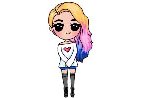 300x200 How To Draw A Girl - Drawing Pictures Of Girl