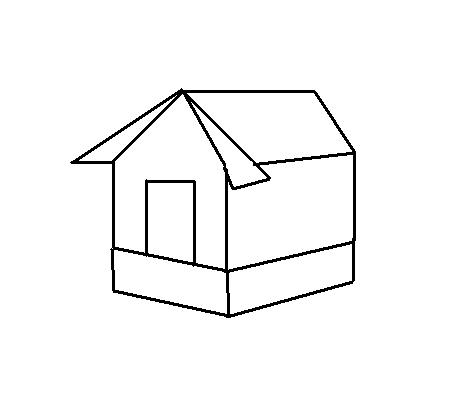 473x404 How To Draw A Hut Or House - Drawing Pictures Of Hut