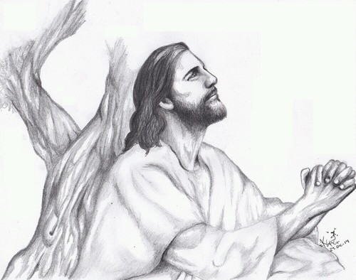 500x394 Jesus Christ Drawing Shared - Drawing Pictures Of Jesus Christ