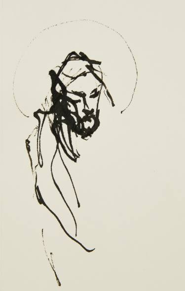 375x591 Jesus Christ Drawing - Drawing Pictures Of Jesus Christ