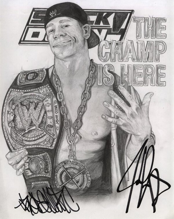 600x753 Huge Collection Of 'john Cena Drawing' Download More Than - Drawing Pictures Of John Cena