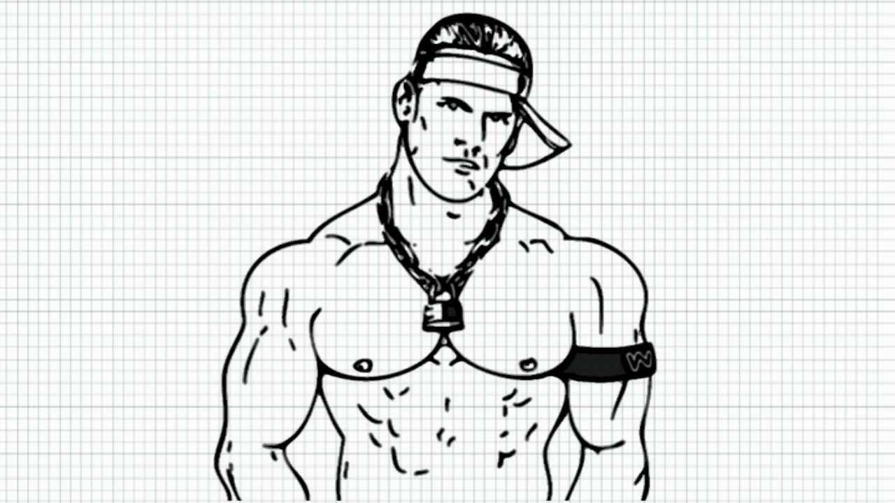 1280x720 John Cena - Drawing Pictures Of John Cena