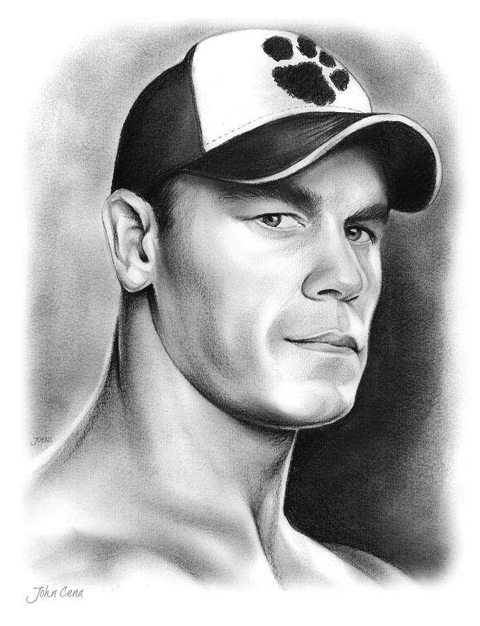 690x900 John Cena Drawing - Drawing Pictures Of John Cena