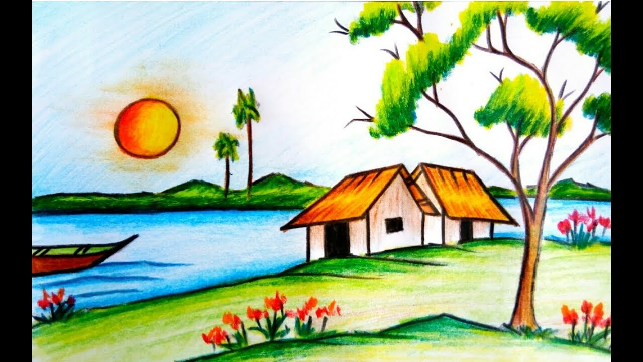 Featured image of post Nature Drawing Easy Paintings Contact drawing nature on messenger