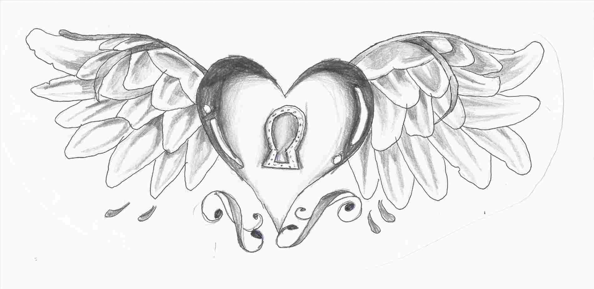 1899x925 Art Rhclipartlibrarycom Free Pencil Sketches Of Hearts And Roses - Drawing Pictures Of Roses And Hearts