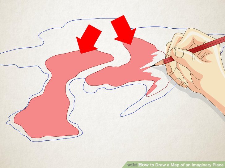 728x546 how to draw a map of an imaginary place steps - Drawing Place