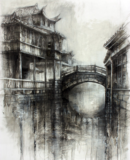 450x551 meeting place, wuzhen ian murphy drawings - Drawing Place