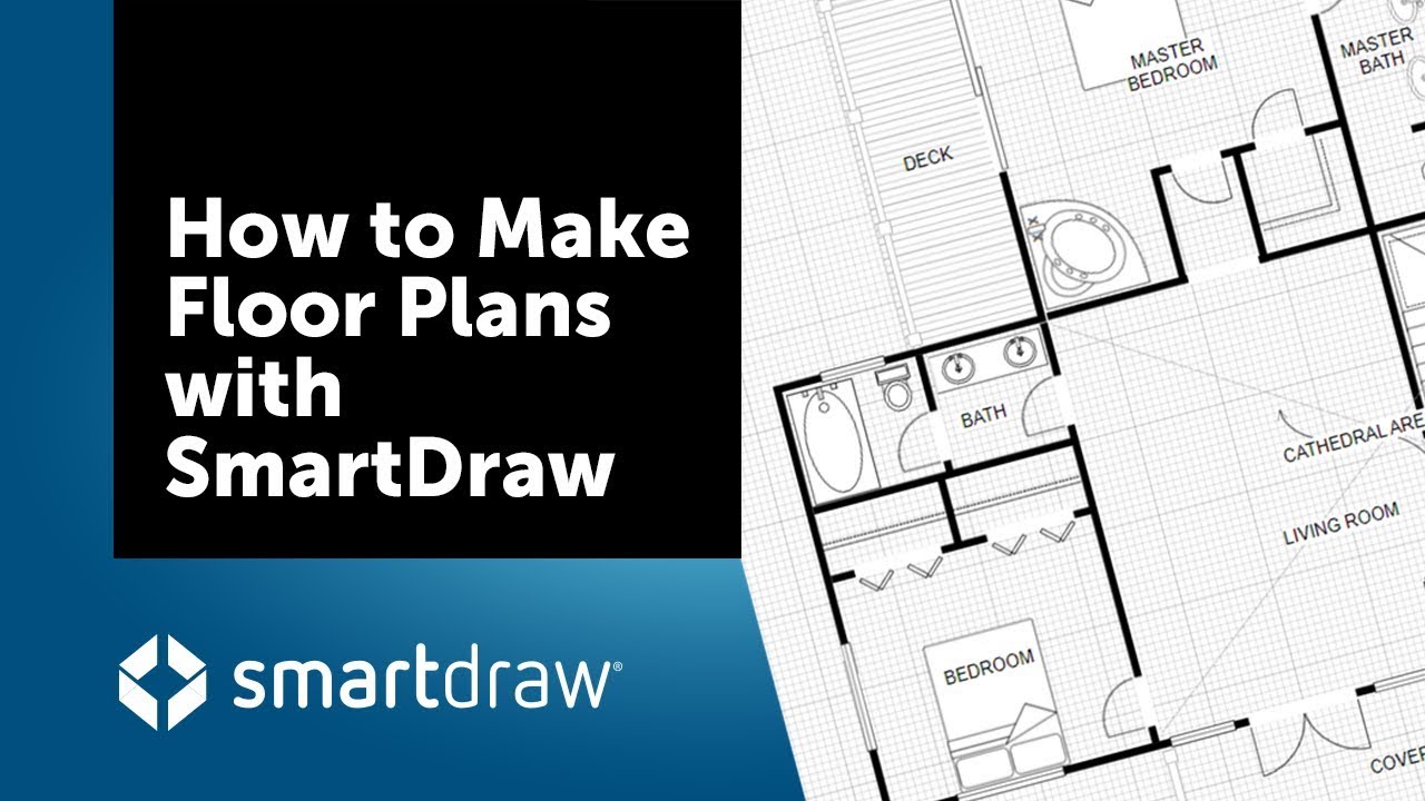 1280x720 how to make floor plans with smartdraw's floor plan creator - Drawing Plan