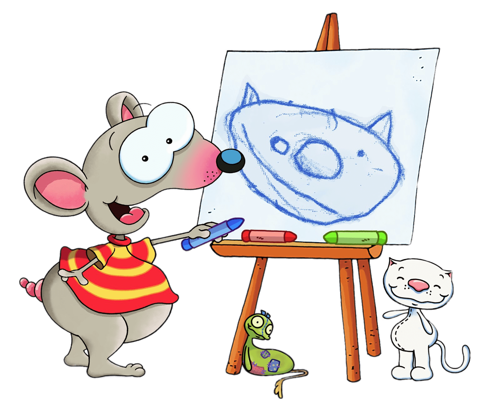 1564x1336 Toopy Binoo Drawing Transparent Png - Drawing Png