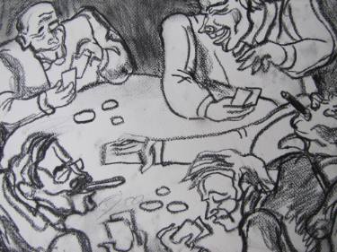375x281 House Poker Drawing - Drawing Poker