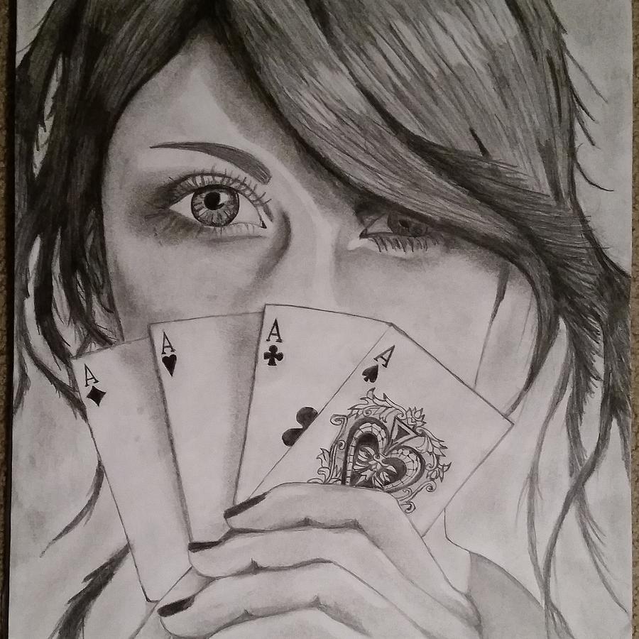 900x900 Poker Face Drawing - Drawing Poker