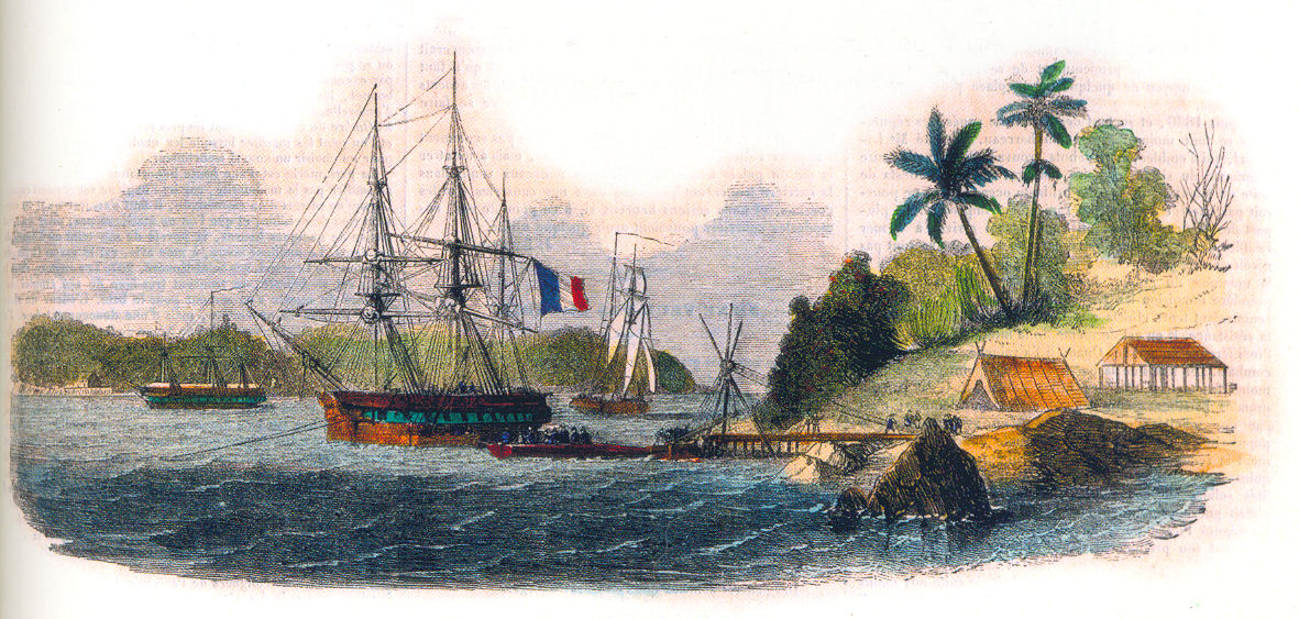 1181x563 fileiles du salut port drawing dessin - Drawing Port