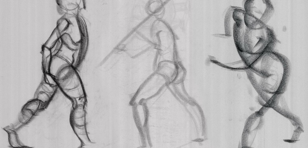 1014x487 lots of gesture drawing! animation portfolio workshop - Drawing Portfolio