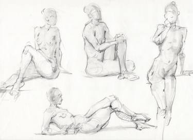 375x272 Life Rendering, Gesture Poses Drawing - Drawing Poses