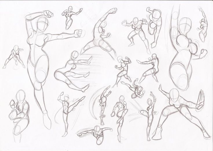 736x523 Fighting Stances Study For Women Some Of These Poses Mustn't Be - Drawing Poses Female