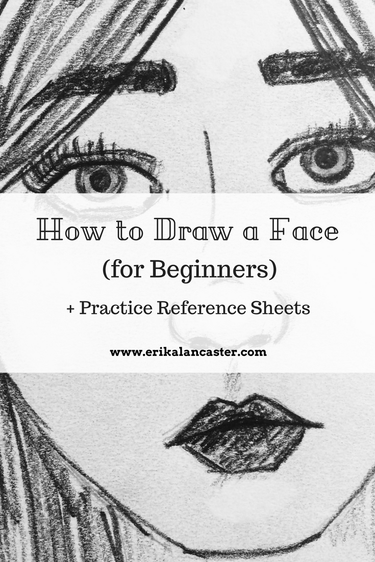 735x1102 How To Draw A Face - Drawing Practice For Beginners