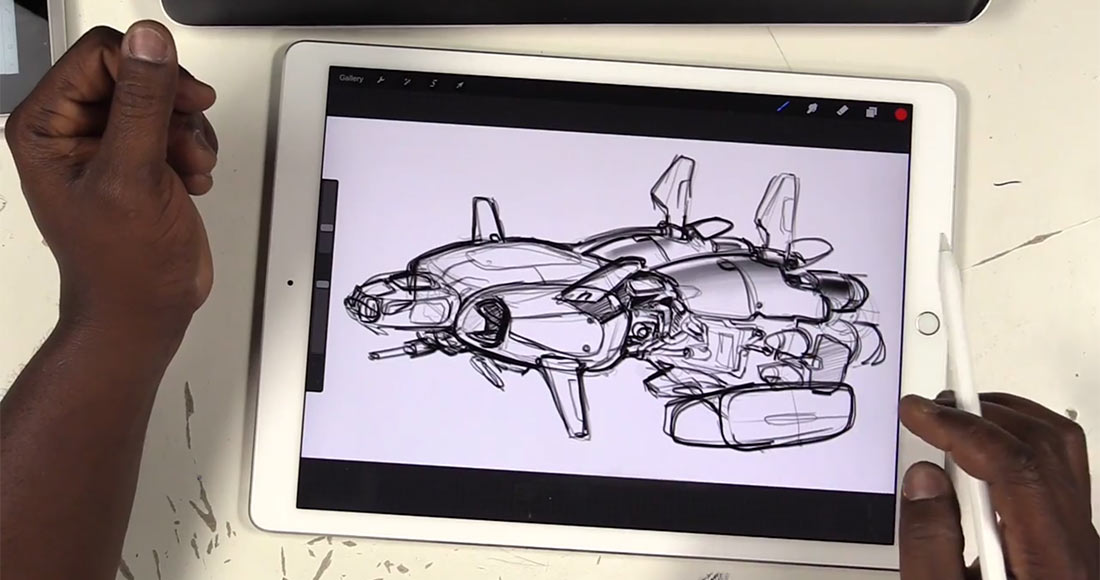 1100x580 Drawing Tablets Head To Head Ipad Propencil Vs Surface Pro Vs Pro - Drawing Pro