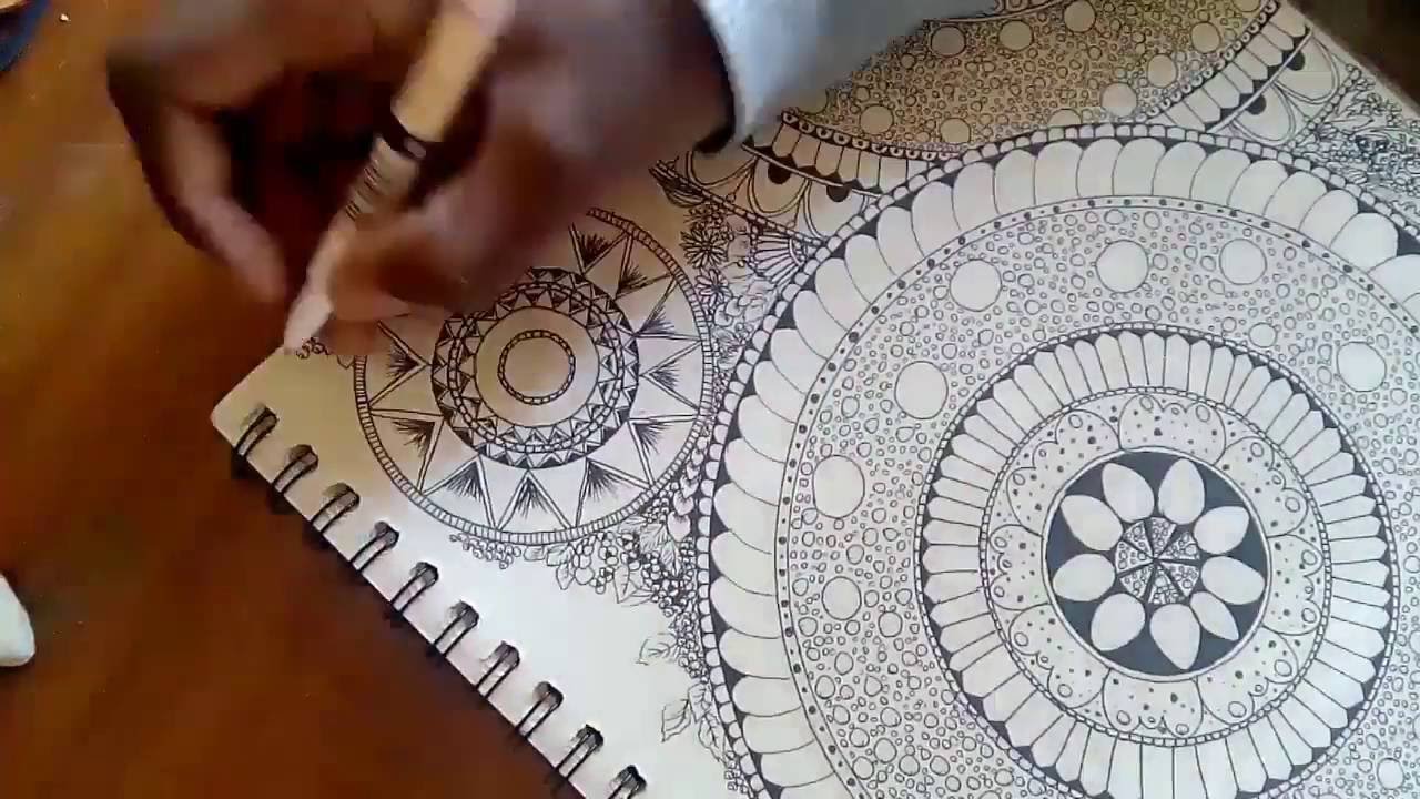 1280x720 diy drawing project how to draw a mandala - Drawing Project