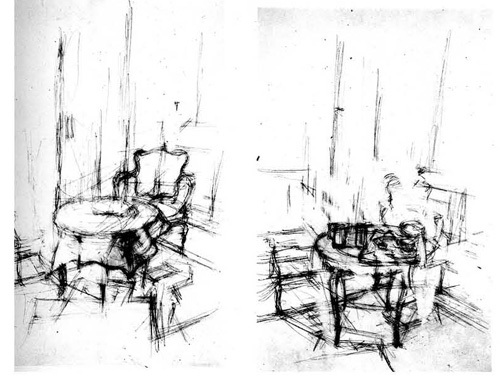 500x385 extended line drawing project art class - Drawing Project