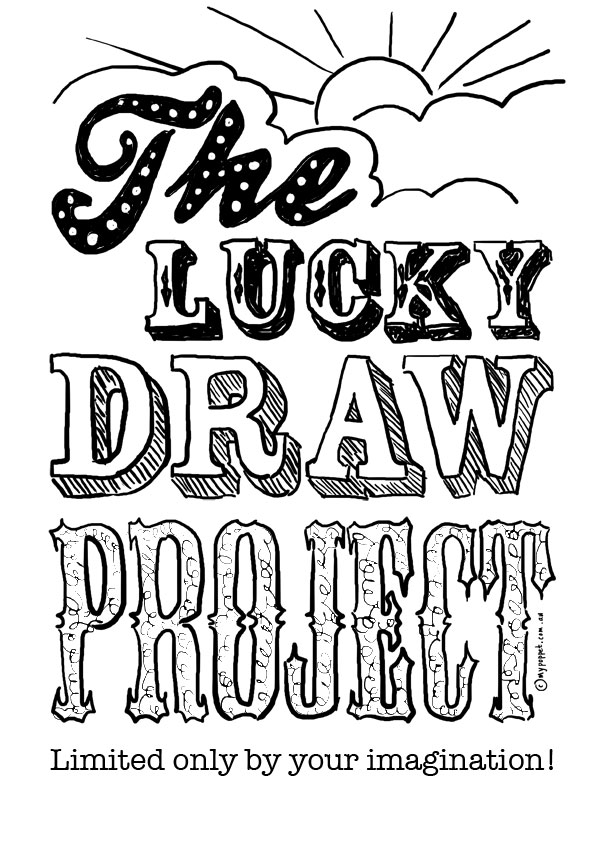 600x849 introducing the lucky draw project my poppet makes - Drawing Project