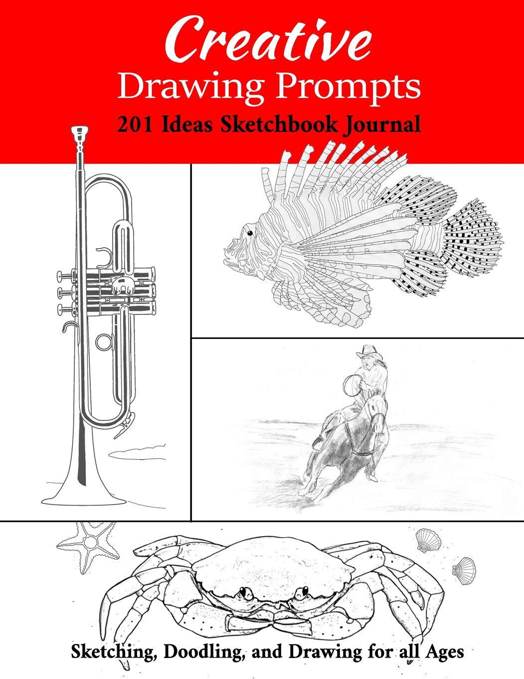 1051x1360 buy creative drawing prompts ideas sketchbook journal - Drawing Prompts