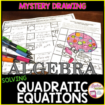 350x350 solving quadratic equations mystery drawing algebra ideas - Drawing Quadratic Equations
