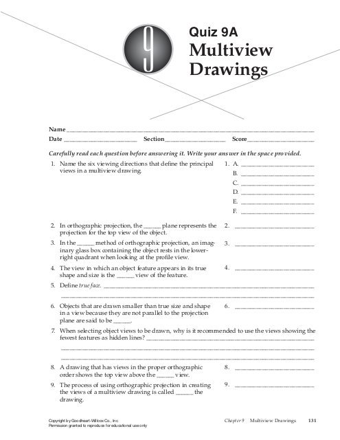 495x640 quiz multiview drawings - Drawing Quiz