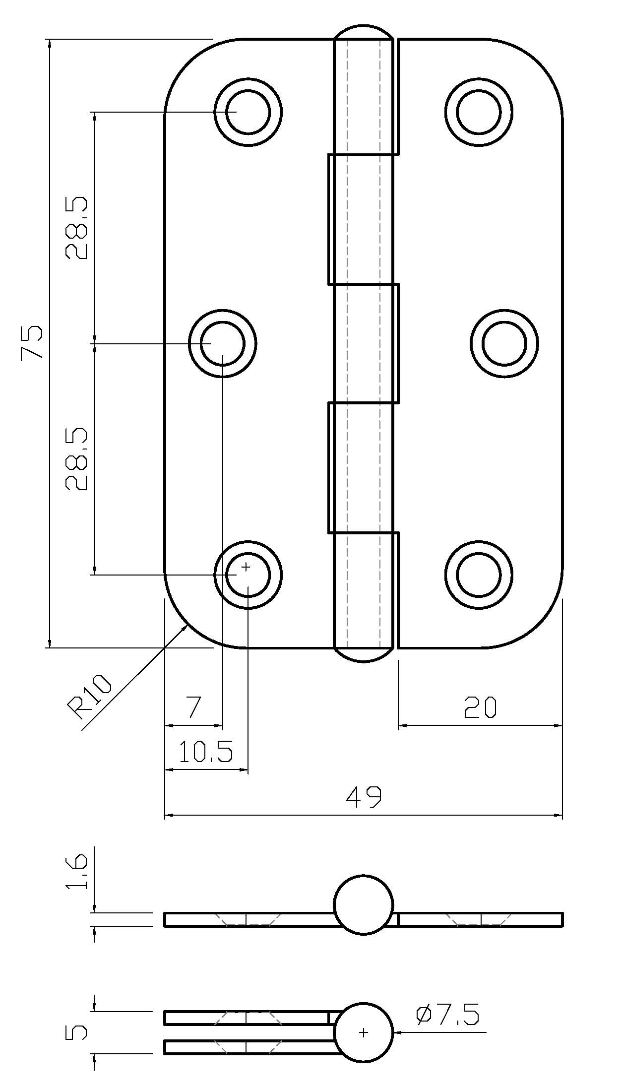 1250x2199 nico manufacturing ltd - Drawing Radius