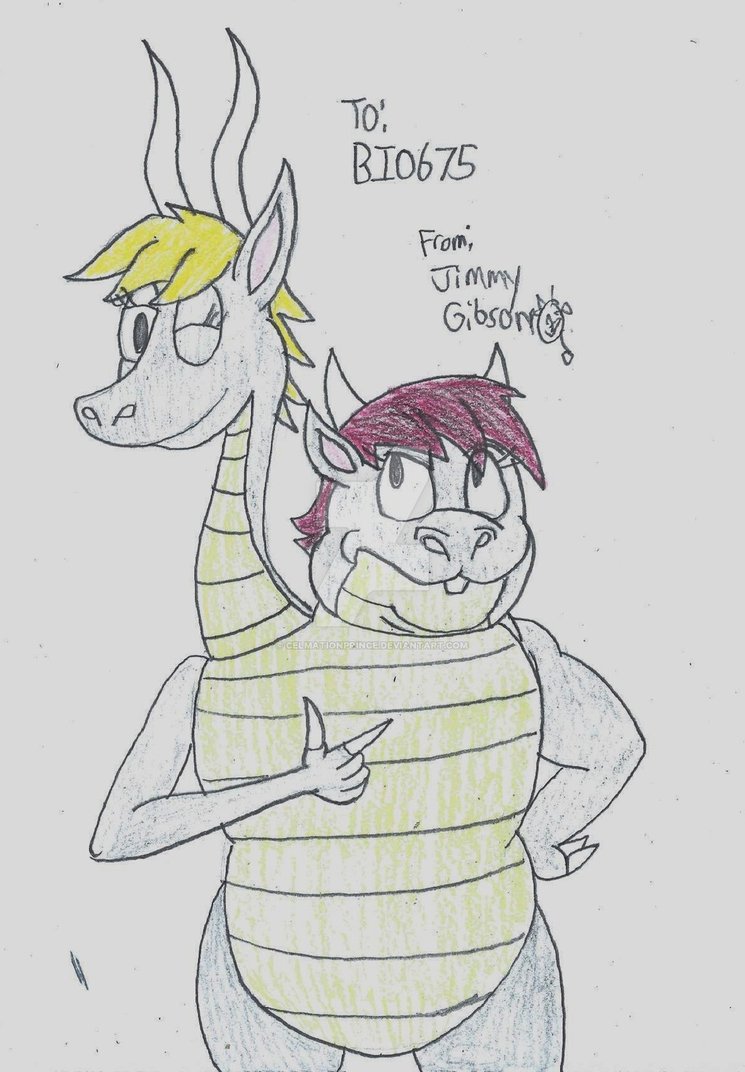 745x1072 Request Two Headed Dragon - Drawing Request