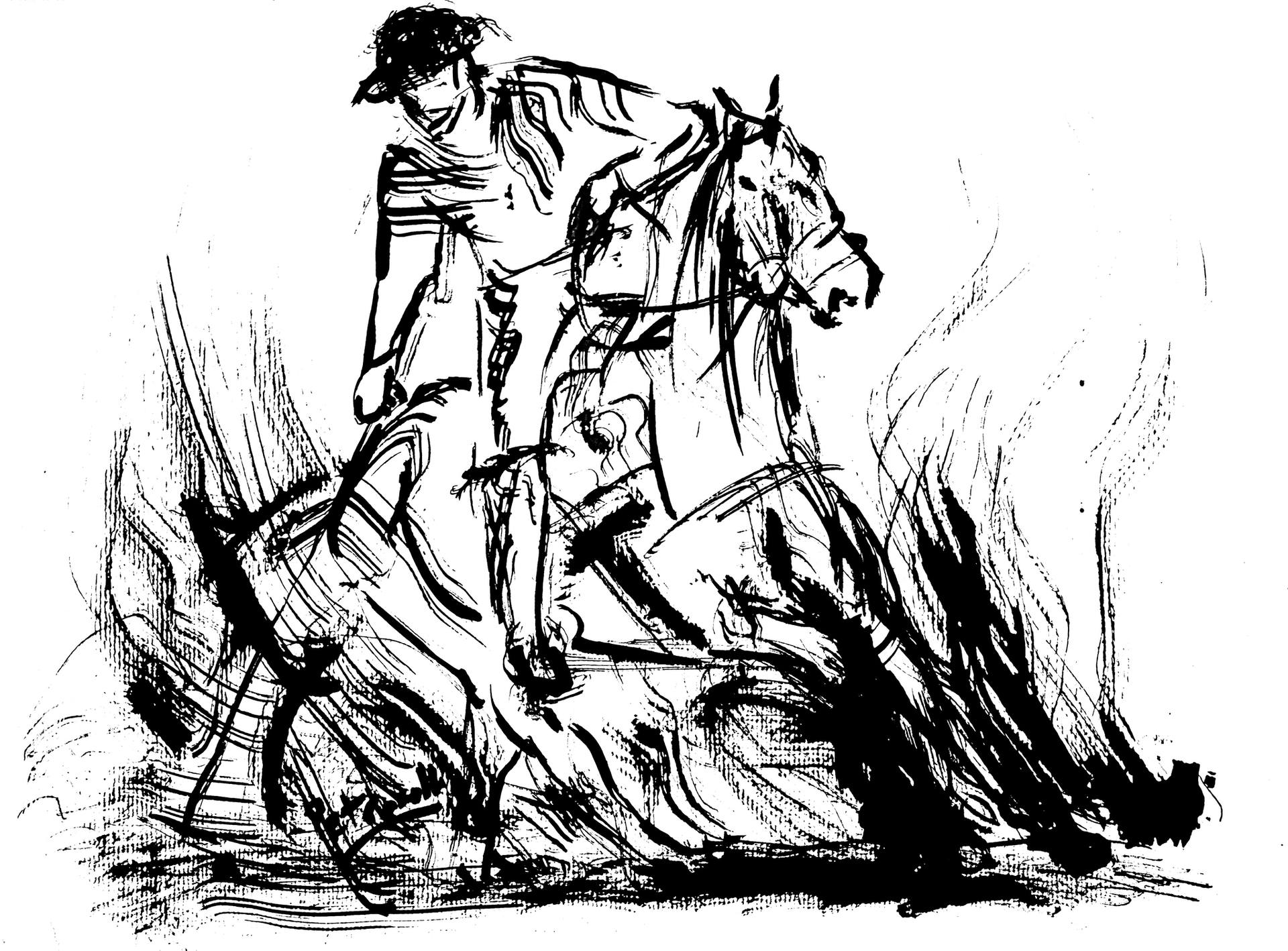 1920x1418 argentinian polo rider iv - Drawing Rider