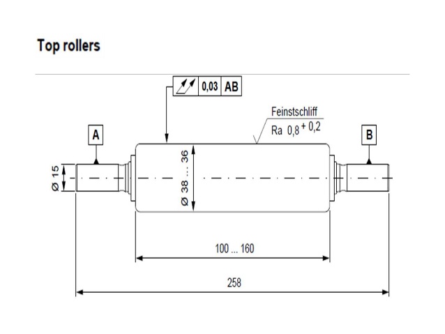 638x479 Draw Frame - Drawing Rollers